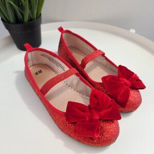 (Pre-loved) Red - H&M Ballet Shoes with Bow